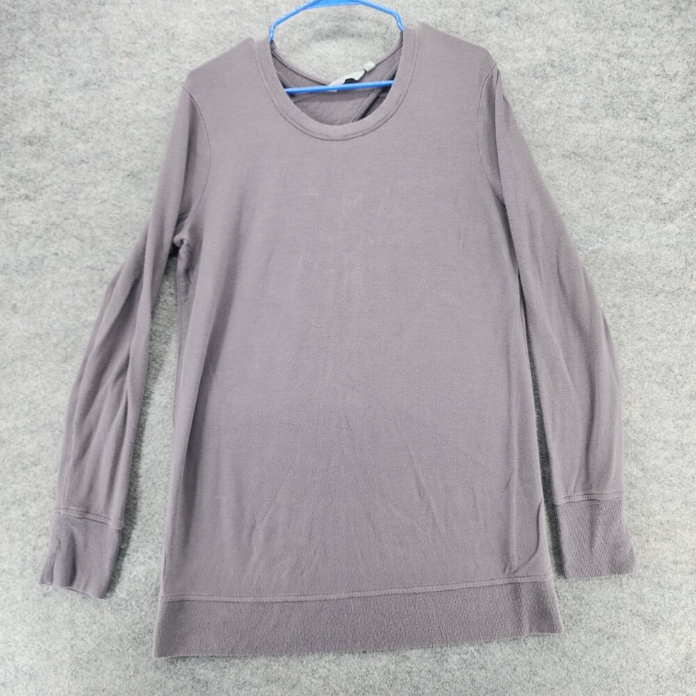 Athleta Shirt Womens Medium Long Sleeve Purple